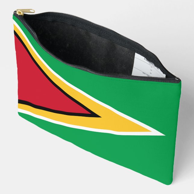 Bolsito Accesorio Grande Bandera de Guyana (Abierto)