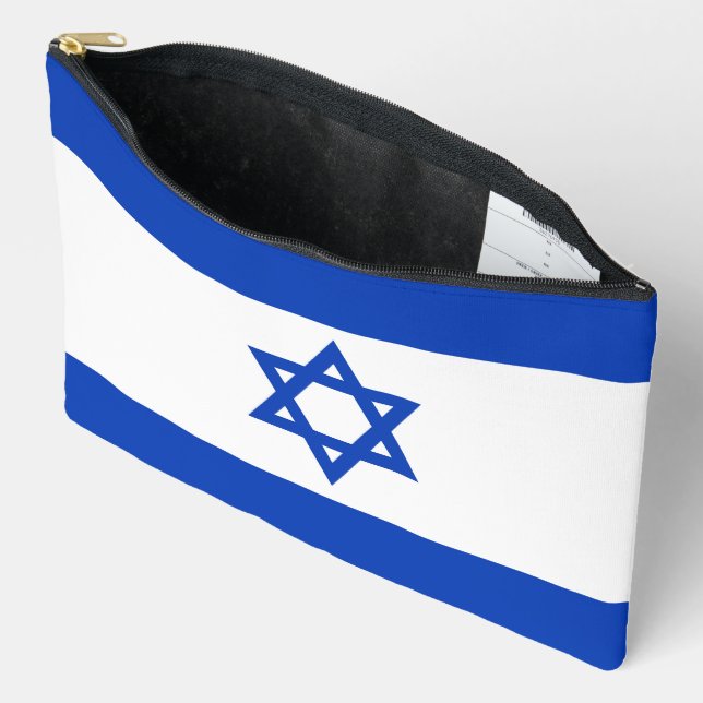 Bolsito Accesorio Grande Bandera de Israel (Abierto)