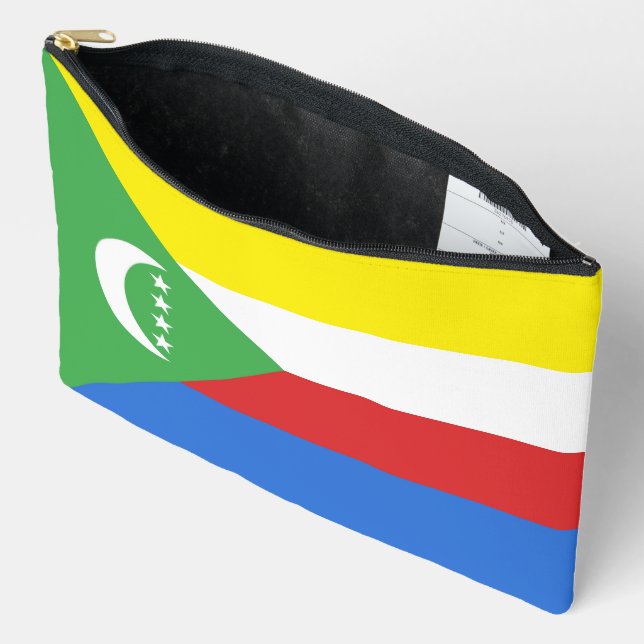 Bolsito Accesorio Grande Bandera de las Comoras (Abierto)