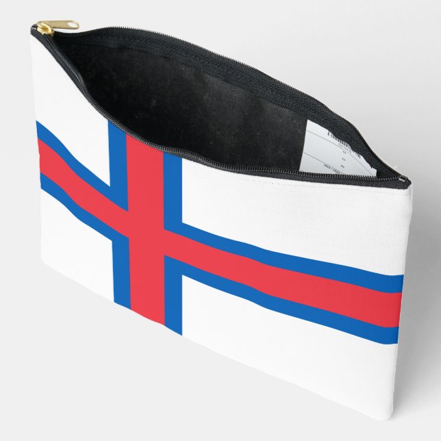 Bolsito Accesorio Grande Bandera de las Islas Feroe (Abierto)