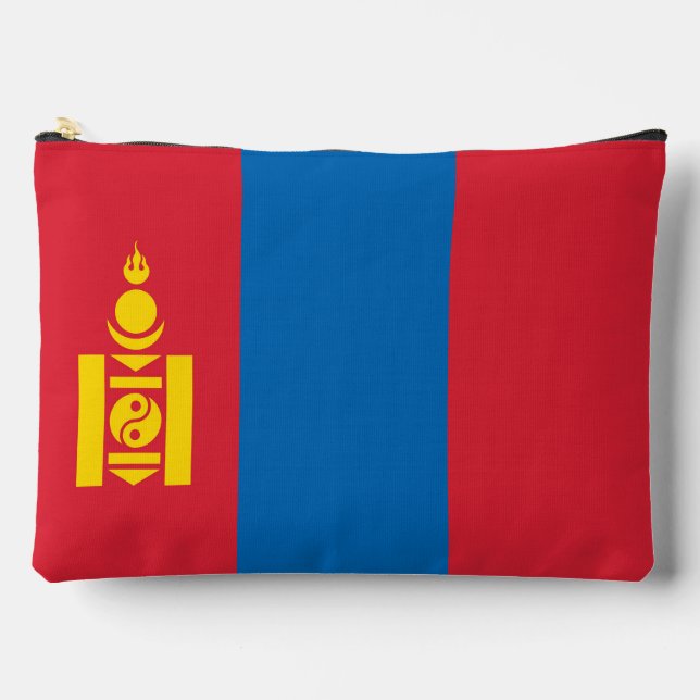 Bolsito Accesorio Grande Bandera de Mongolia (Anverso)