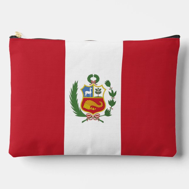Bolsito Accesorio Grande Bandera de Perú (Anverso)