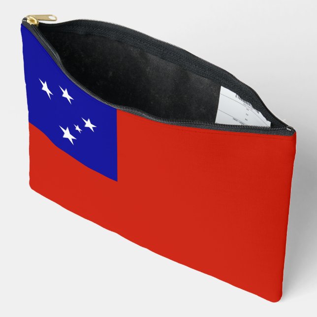 Bolsito Accesorio Grande Bandera de Samoa (Abierto)