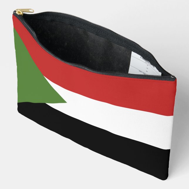 Bolsito Accesorio Grande bandera de Sudán (Abierto)