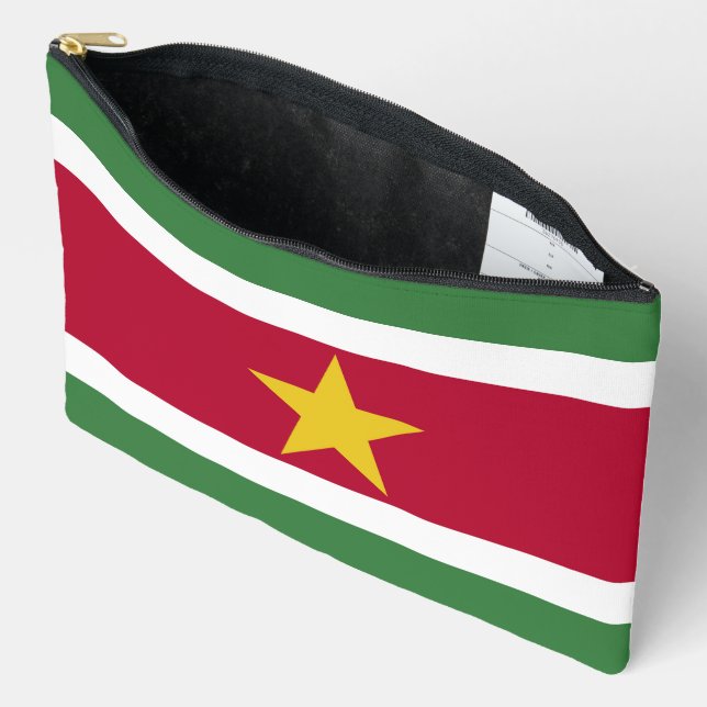 Bolsito Accesorio Grande Bandera de Surinam (Abierto)