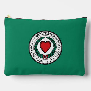 Bolsito Accesorio Grande Bandera de Worcester, Massachusetts 