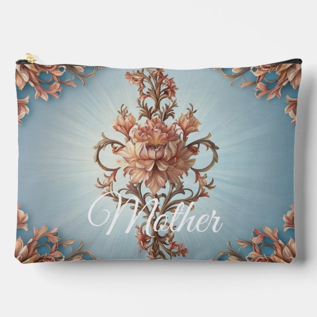 Bolsito Accesorio Grande Baroque Rose Print Cut Sew Bag (Anverso)