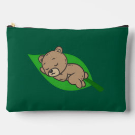 Bolsito Accesorio Grande Bear on a Leaf Large