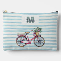 Bicicleta acuarela Bonito a rayas personalizado
