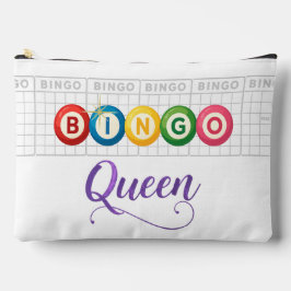 Bolsito Accesorio Grande Bingo Queen Makeup Tote Bag