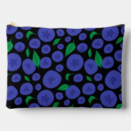 Bolsito Accesorio Grande Blueberries Seamless Pattern