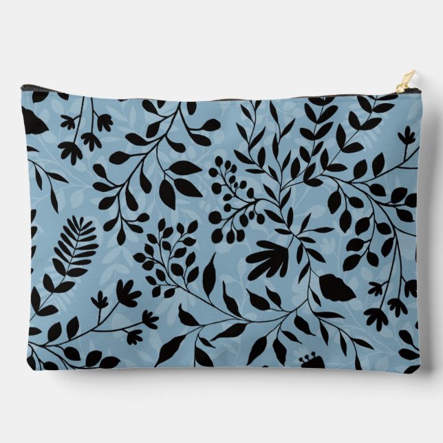 Bolsito Accesorio Grande Bonito De Foliage Encantada Patrón Jardín Floral (Reverso )