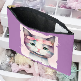 Bolsito Accesorio Grande Bonito Kitty Con Bow Rosa