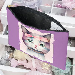 Bolsito Accesorio Grande Bonito Kitty Con Bow Rosa