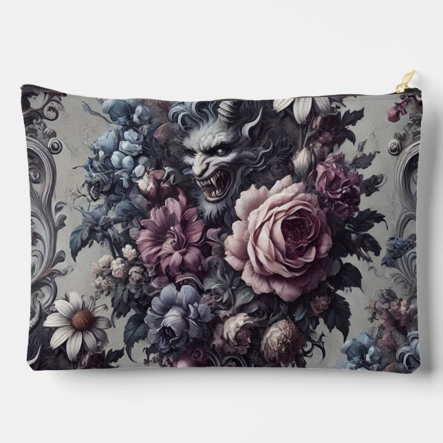 Bolsito Accesorio Grande Bouquet de Baphomet - Retrato gótico victoriano (Reverso )