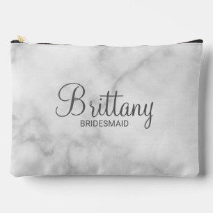 Bolsito Accesorio Grande Bridesmaid personalizada de escritura moderna