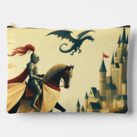 Caballero medieval/dragón/fantasía de castillo