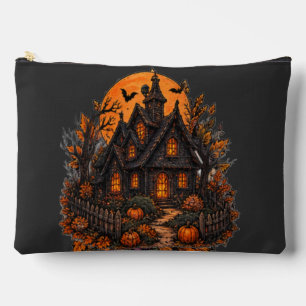 Bolsito Accesorio Grande Cabaña embrujada vintage gótica Halloween luz de l