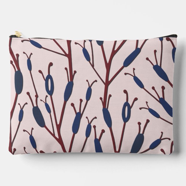 Bolsito Accesorio Grande Campo de gatos contra campo rosado (Anverso)