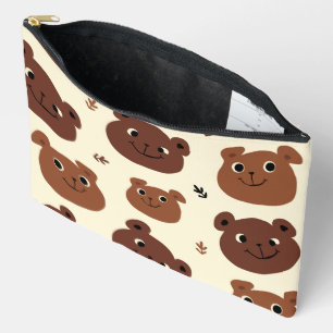 Bolsito Accesorio Grande Cara de oso divertida