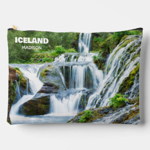 Bolsito Accesorio Grande Cascadas de nombre personalizado de Islandia