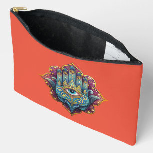 Bolsito Accesorio Grande Celestial Hamsa 