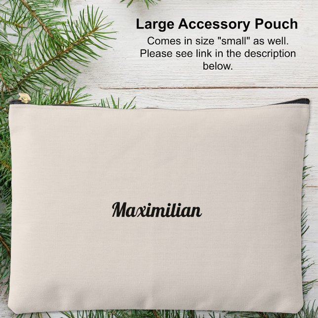 Bolsito Accesorio Grande Cemento blanco - Papel accesorio grande sólido (Large Accessory Pouch - Cement White - Solid by Leapfroglisics Shop)