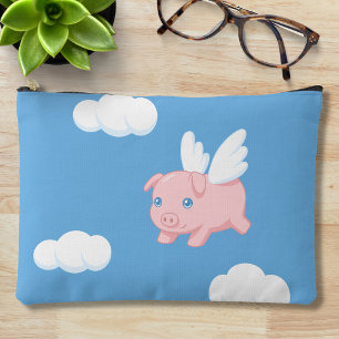 Bolsito Accesorio Grande Cerdo Volador - Cerdito Adorable con Alas