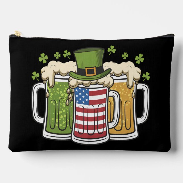 Bolsito Accesorio Grande Cerveza irlandesa Estados Unidos Bandera estadouni (Anverso)