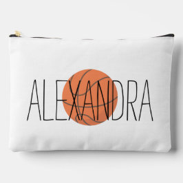 Bolsito Accesorio Grande Chica de Baloncesto y Mujer