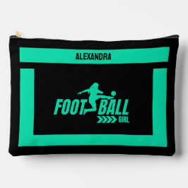 Bolsito Accesorio Grande Chica jugador de fútbol, regalo de cumpleaños, equ