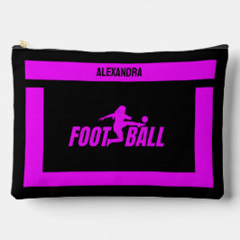 Bolsito Accesorio Grande Chica jugador de fútbol, regalo de cumpleaños, equ