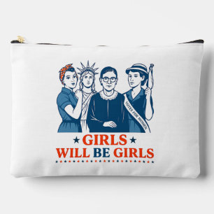 Bolsito Accesorio Grande Chicas serán Chicas Feminista Patriótica 4 de juli