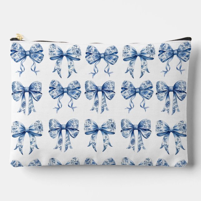 Bolsito Accesorio Grande Chinoiserie Bow Coquette (grande) (Anverso)