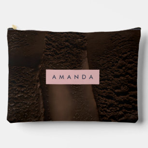 Bolsito Accesorio Grande Chocolate Negro Decadente Personalizado