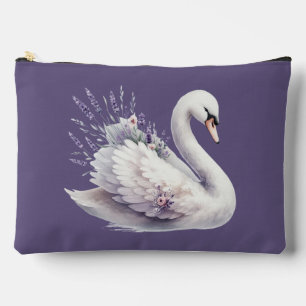 Bolsito Accesorio Grande Cisne acuático con Florencia Lavender