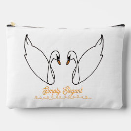 Bolsito Accesorio Grande Cisnes Simplemente Elegantes