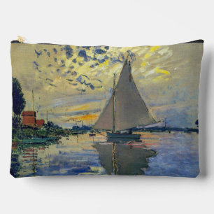 Bolsito Accesorio Grande Claude Monet - Barco de vela en Le Petit-Gennevill