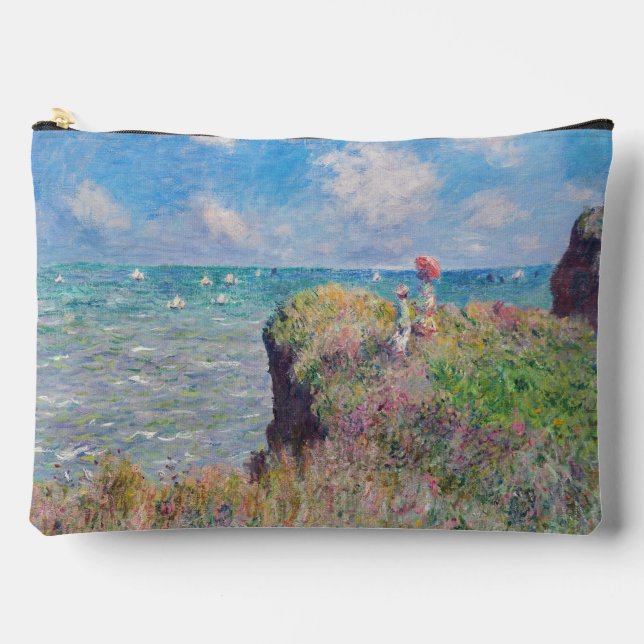 Bolsito Accesorio Grande Claude Monet - Camino acantilado en Pourville (Anverso)