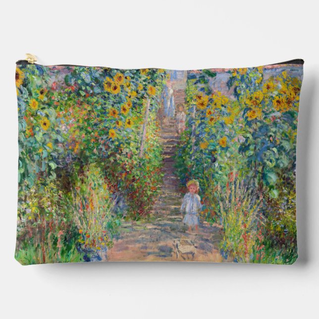 Bolsito Accesorio Grande Claude Monet - El jardín del artista en Vetheuil (Anverso)