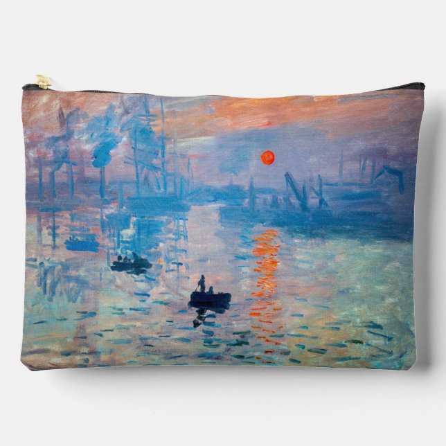 Bolsito Accesorio Grande Claude Monet - Impresión, amanecer (Anverso)