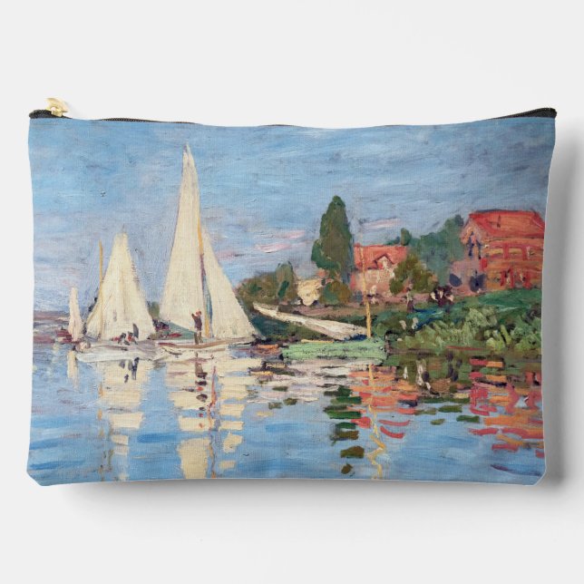 Bolsito Accesorio Grande Claude Monet - Regattas en Argenteuil (Anverso)