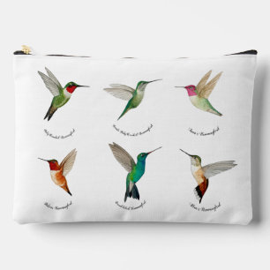 Bolsito Accesorio Grande Colibríes norteamericanos