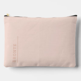 Bolsito Accesorio Grande Color Flow monograma Coral Melocotón 