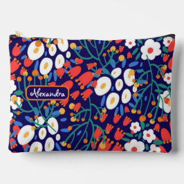 Bolsito Accesorio Grande Colorful Spring Floral Pattern – Multicolored