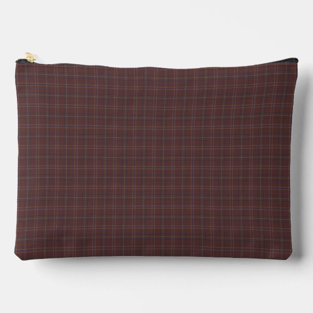 Bolsito Accesorio Grande Congo Brown and Spicy Mix Plaid (Anverso)
