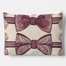 Bolsito Accesorio Grande Corbata de lazo chic de doble lazo arte de IA