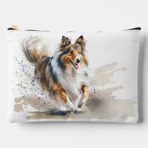 Bolsito Accesorio Grande Corriendo Perro Collie