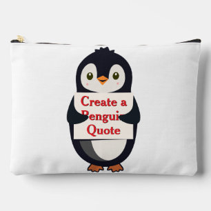 Bolsito Accesorio Grande Crear una cita de pingüino