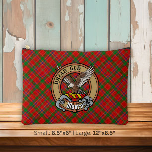 Bolsito Accesorio Grande Crest del Clan Munro sobre Tartán
